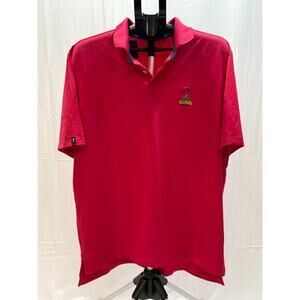 Men's Ralph Lauren Sport Golf Polo Dark Pink 2013 US Open Sz:XL